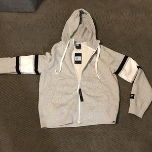 Nike Air fleece grey fleece sweatshirt size Medium